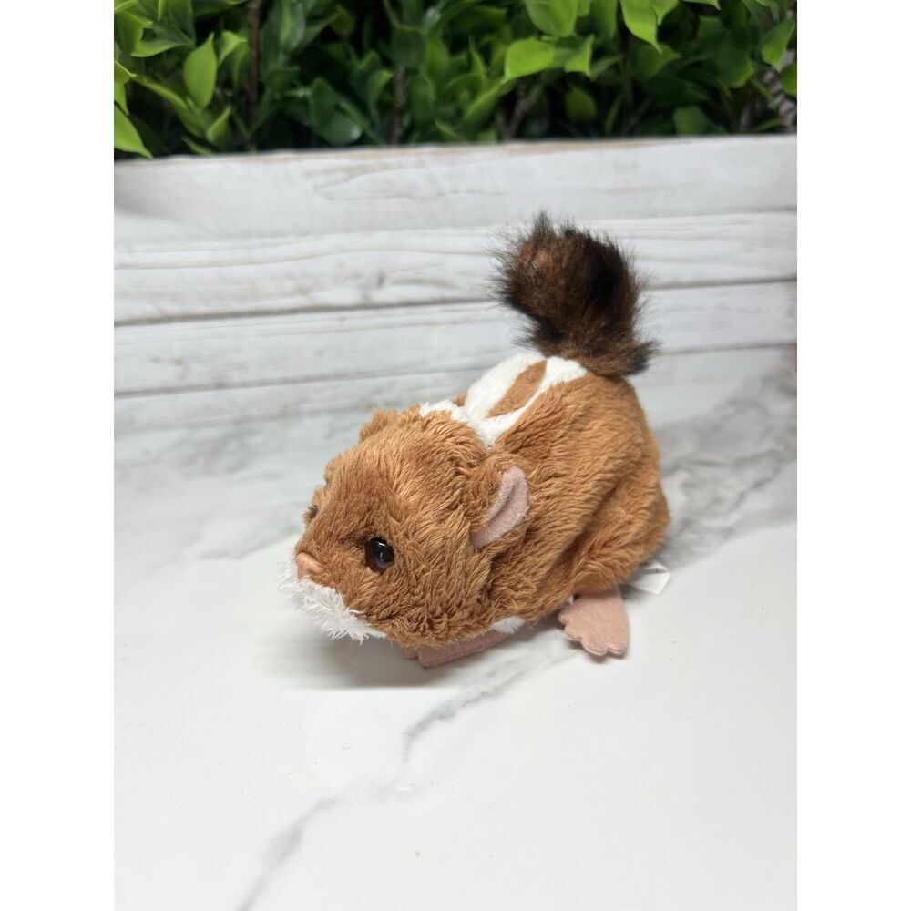 Hasbro 2009 Fur Real Friends Snuggimals Brown squirrel Snug-a-Mazzy‎